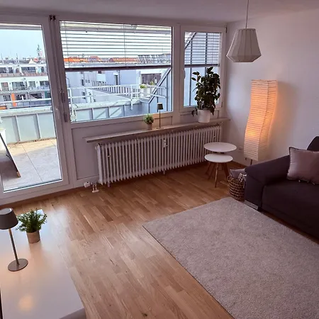 Appartement Penthouse Above - 2 Rooftop Terraces - East & West Fürth
